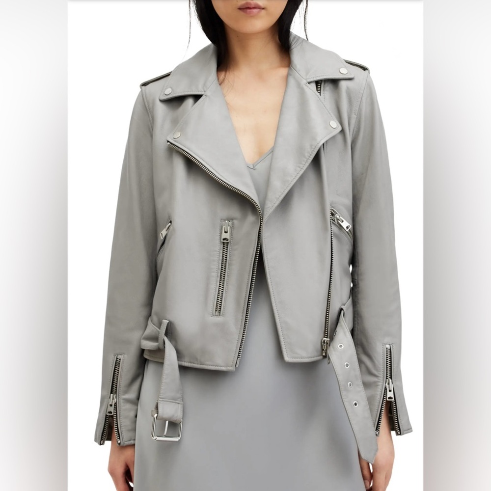 AllSaints Balfer.Leather Biker Jacket